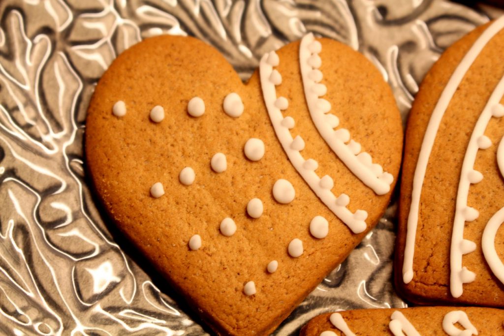 dekorerade pepparkakor