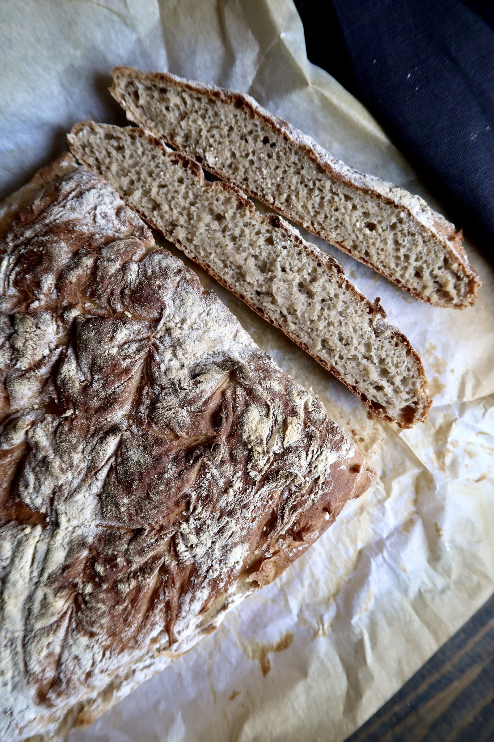 Lantbröd i långpanna 